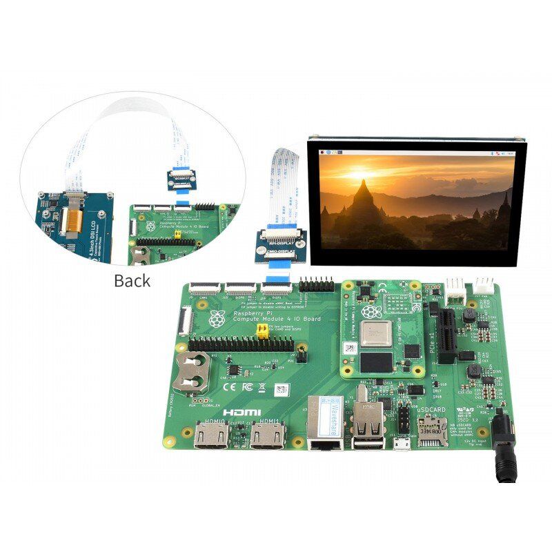 Compute Module DSI Display Adapter (19134) адаптер дисплея для Raspberry Pi