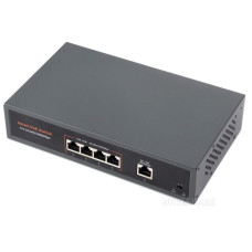 Комутатор локальної мережі Gigabit-PoE-Switch-120W (for EU)