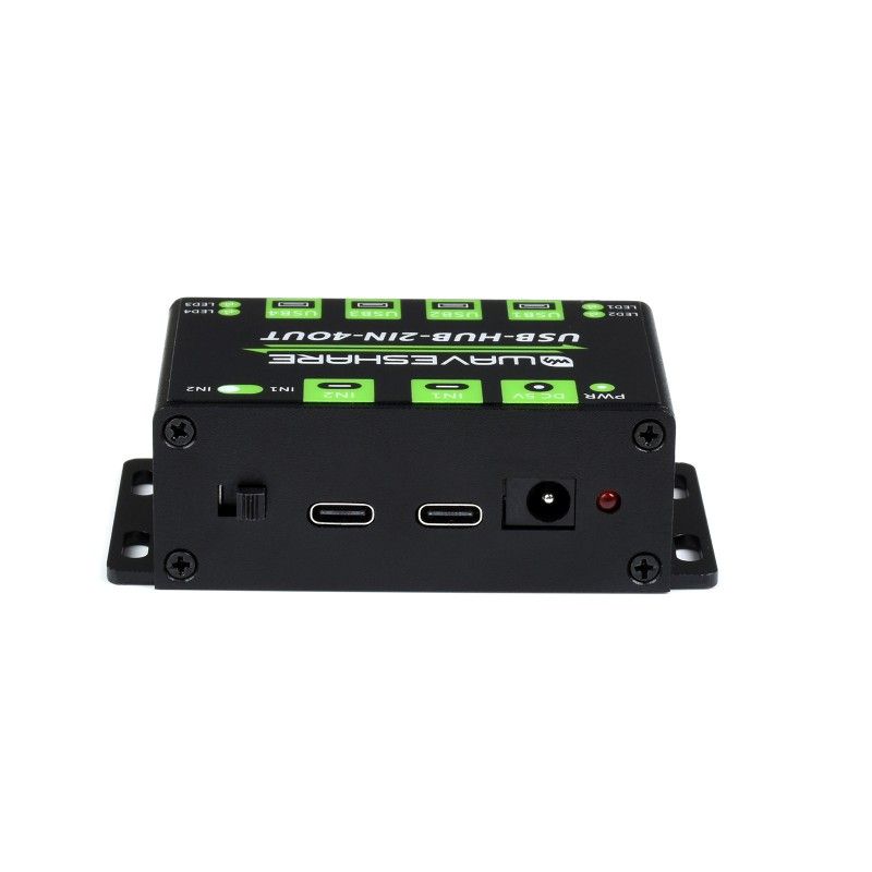 Індустріальний USB концентратор USB-HUB-2IN-4OUT-EU (21605), 2-входи 4-виходи
