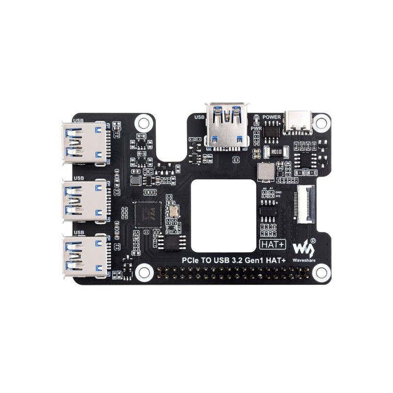 Адаптер PCIe TO USB 3.2 Gen1 HAT+ (26847)