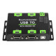 USB конвертер USB TO 4CH RS232 female port (27022) – перехідник 4x RS232