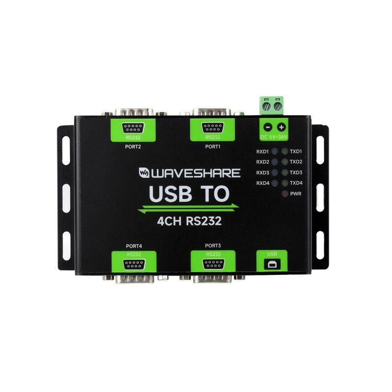 USB конвертер USB TO 4CH RS232 female port (27022) – перехідник 4x RS232