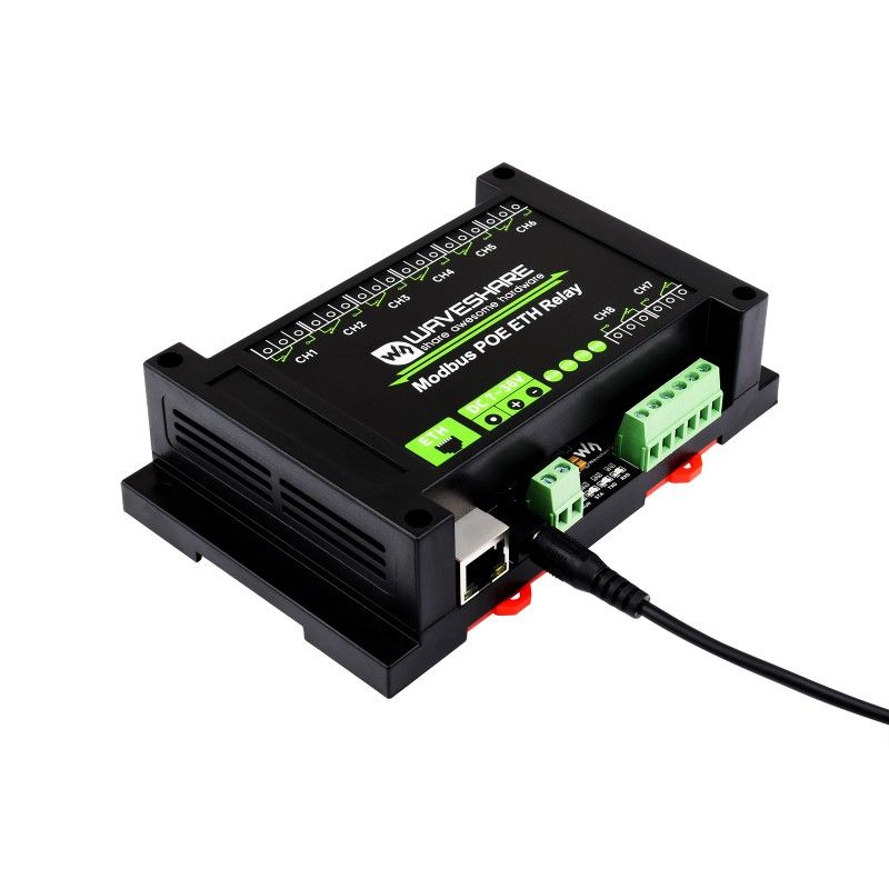Waveshare Modbus POE ETH Relay (24964) Ethernet реле з підтримкою Modbus і PoE