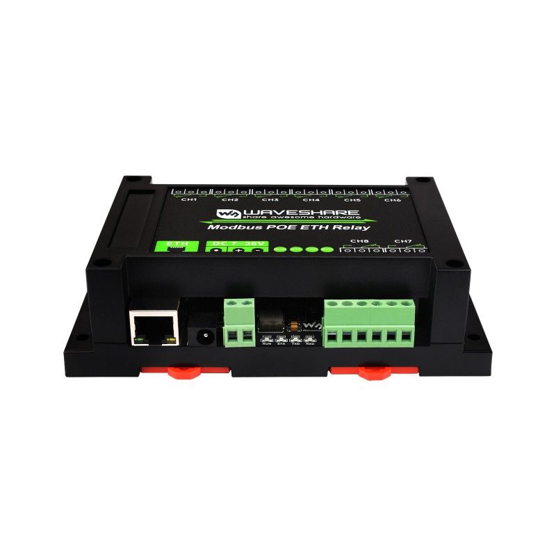 Waveshare Modbus POE ETH Relay (24964) Ethernet реле з підтримкою Modbus і PoE