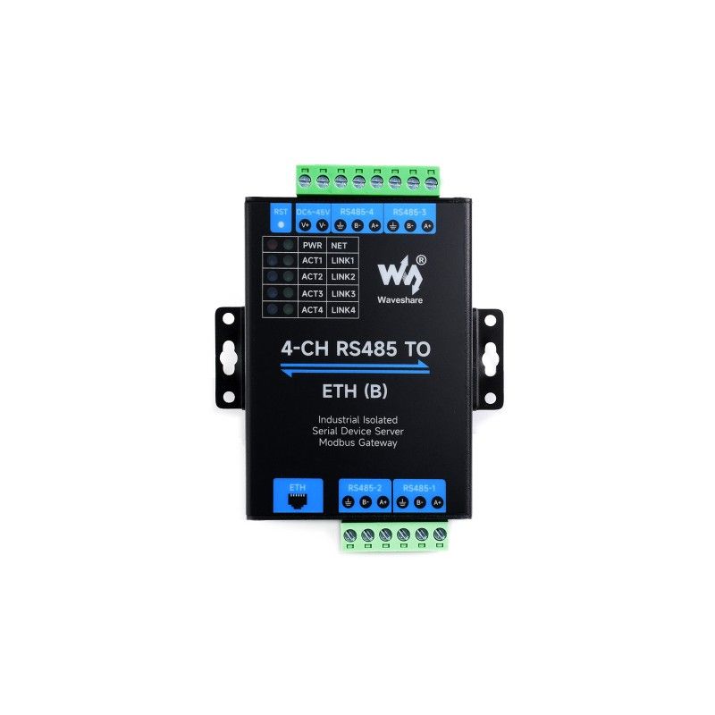 Адаптер 4-CH RS485 TO ETH (B) (26360) – перетворювач RS485 в Ethernet