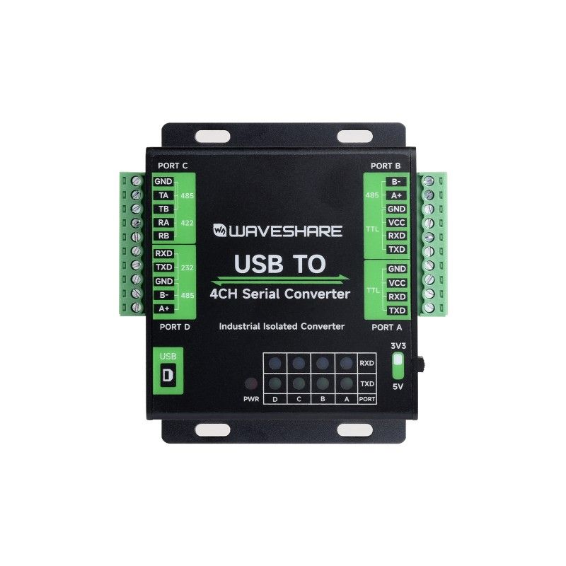 Адаптер USB TO 4CH Serial Converter (25790) перехідник USB у 4‑канальний послідовний порт