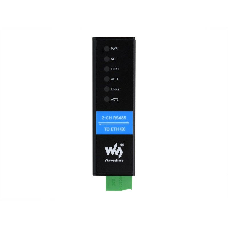 Waveshare 2-CH RS485 TO ETH (B) (24962) адаптер перетворювач RS485 в Ethernet