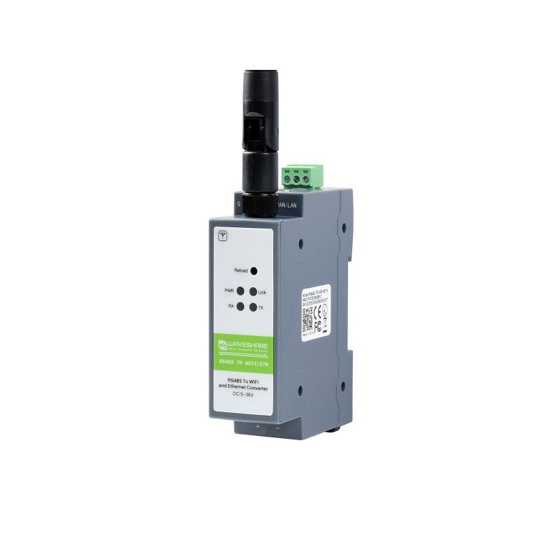 Адаптер RS485 TO WIFI/ETH (21968) для підключення RS-485 до Wi-Fi та Ethernet