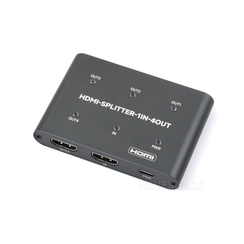 HDMI 4k спліттер, 1 in => 4 для підключення до чотирьох дисплеїв