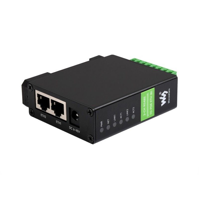 Адаптер 2-CH RS485 TO POE ETH (B) (24963) для конвертації RS485 в Ethernet PoE