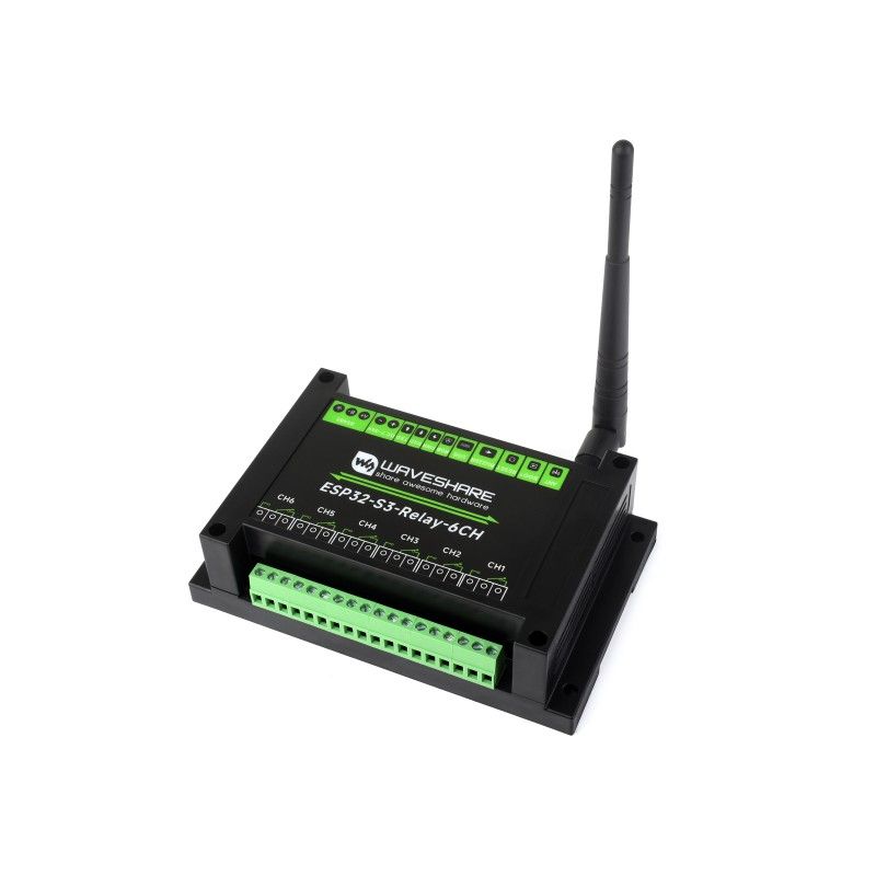 Waveshare ESP32-S3 Relay 6CH (26756) плата реле на ESP32-S3 з Wi-Fi та Bluetooth