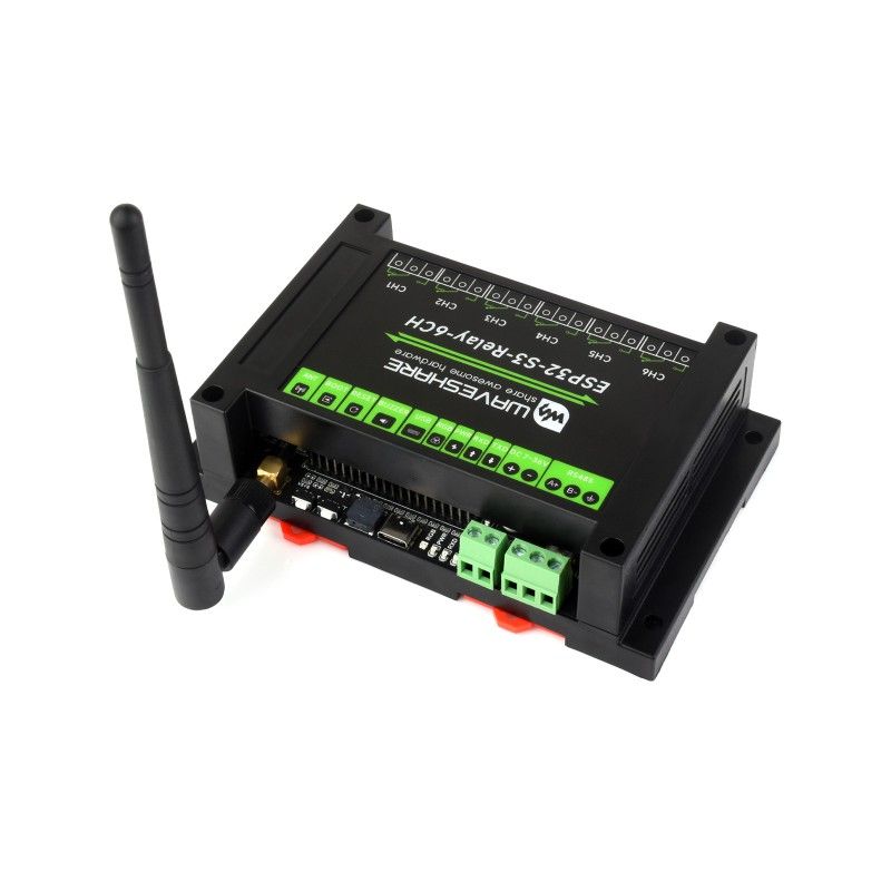 Waveshare ESP32-S3 Relay 6CH (26756) плата реле на ESP32-S3 з Wi-Fi та Bluetooth