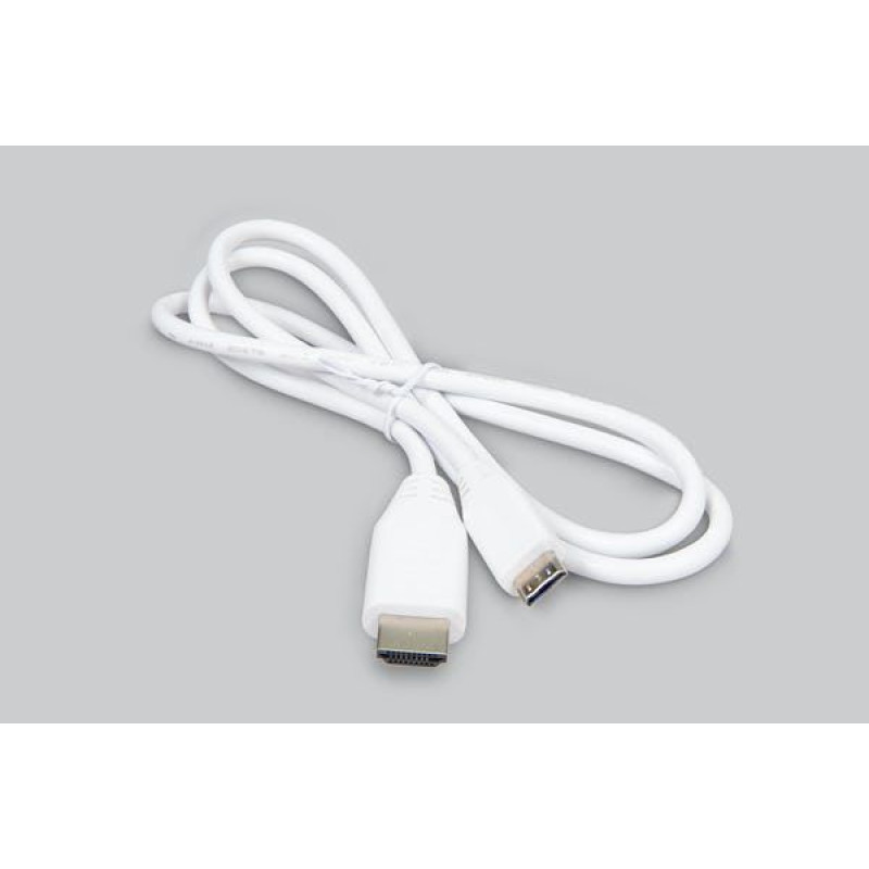 Mini HDMI-HDMI кабель 1м для Raspberry Pi Zero/Zero W/Zero 2 W, білий