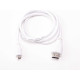 Офіційний Micro HDMI-HDMI кабель для Raspberry Pi, білий (1 метр)