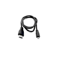 Офіційний Micro HDMI-HDMI кабель для Raspberry Pi, чорний (1 метр)