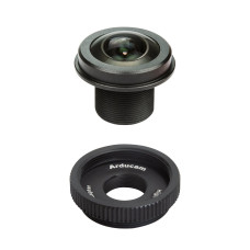 Об'єктив Arducam 180 Degree Fisheye 1/2.3" M12 Lens