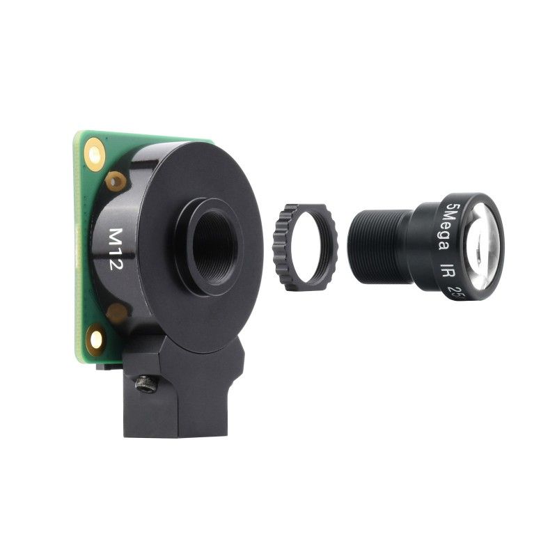 Raspberry PI Об'єктив 25mm Lens M12 для камер і модулів Raspberry PI