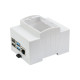 Корпус для Raspberry Pi 4 ABS DIN Rail Enclosures - пластиковий корпус монтаж на DIN рейку