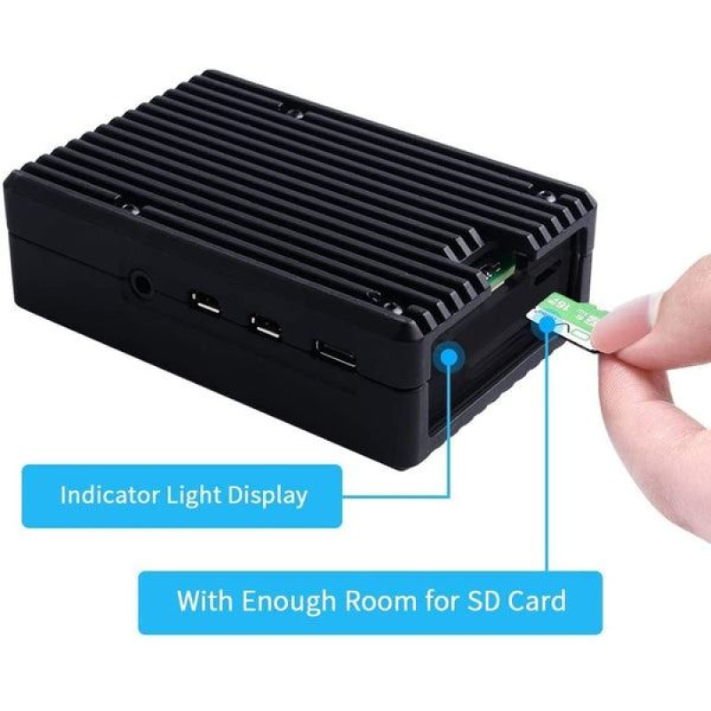 Корпус Raspberry Pi 4 Model B Armor Case Active Cooling (ODS701) з охолодженням