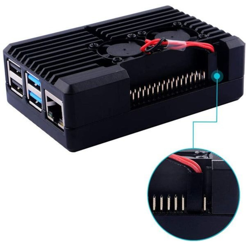 Корпус Raspberry Pi 4 Model B Armor Case Active Cooling (ODS701) з охолодженням