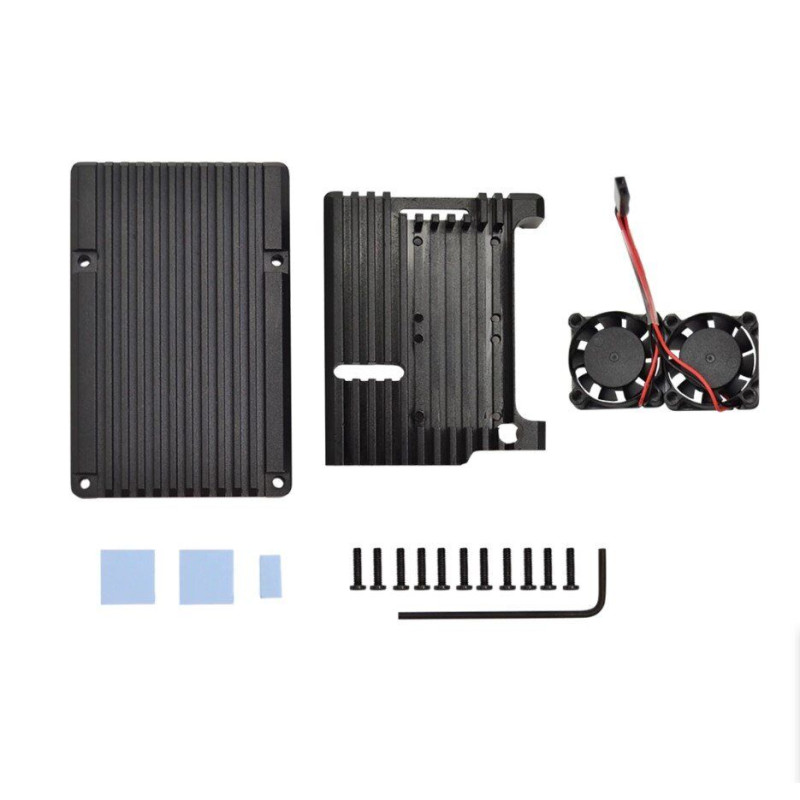 Корпус для Raspberry Pi 4 Model B з активним охолодженням