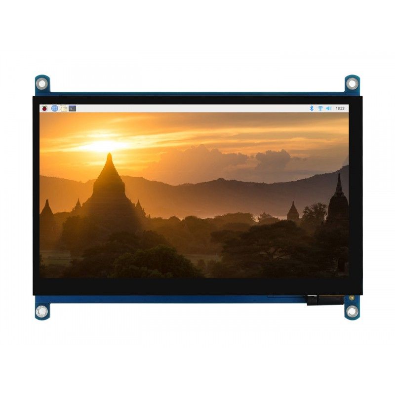 Дисплей 7inch LCD 1024х600 HDMI QLED Capacitive Touch Screen для Raspberry Pi