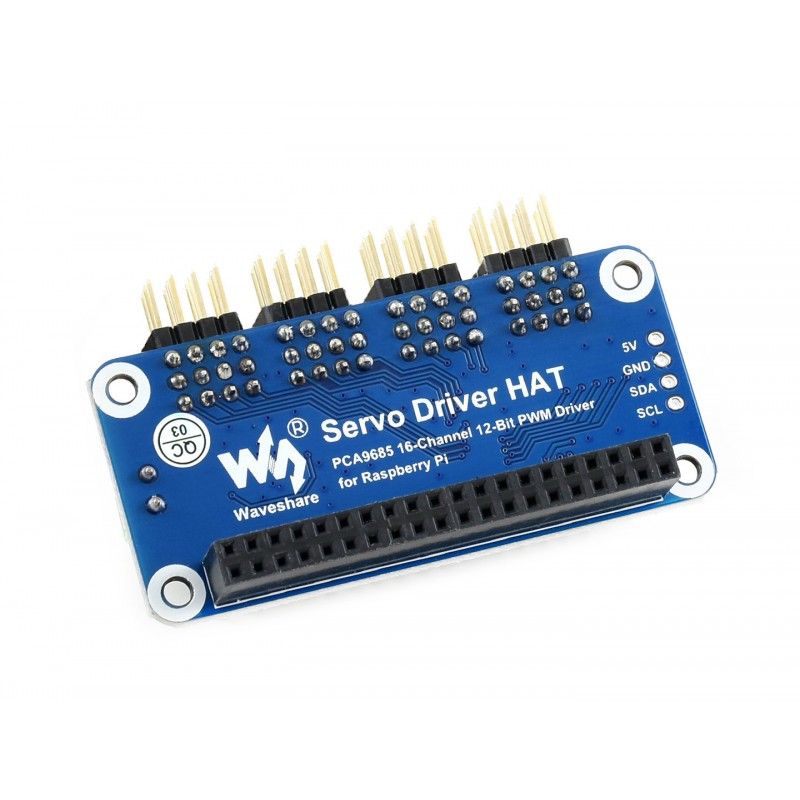 Raspberry Pi Servo Driver HAT (B) (17035) плата розширення для сервоприводів