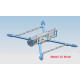Readytosky Mark4 V2 карбонова рама 8 дюймів 367мм для квадрокоптера