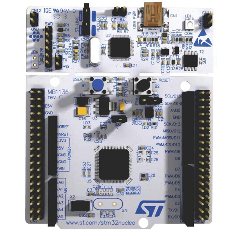 STMicroelectronics NUCLEO-F446RE плата розробки STM32 Nucleo-64 на базі STM32F446RET6
