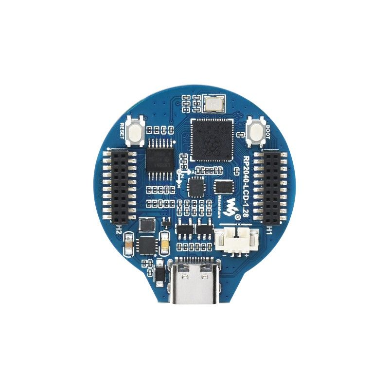 Waveshare RP2040 1.28inch Round LCD Development Board (22668) плата розробки з круглим дисплеєм