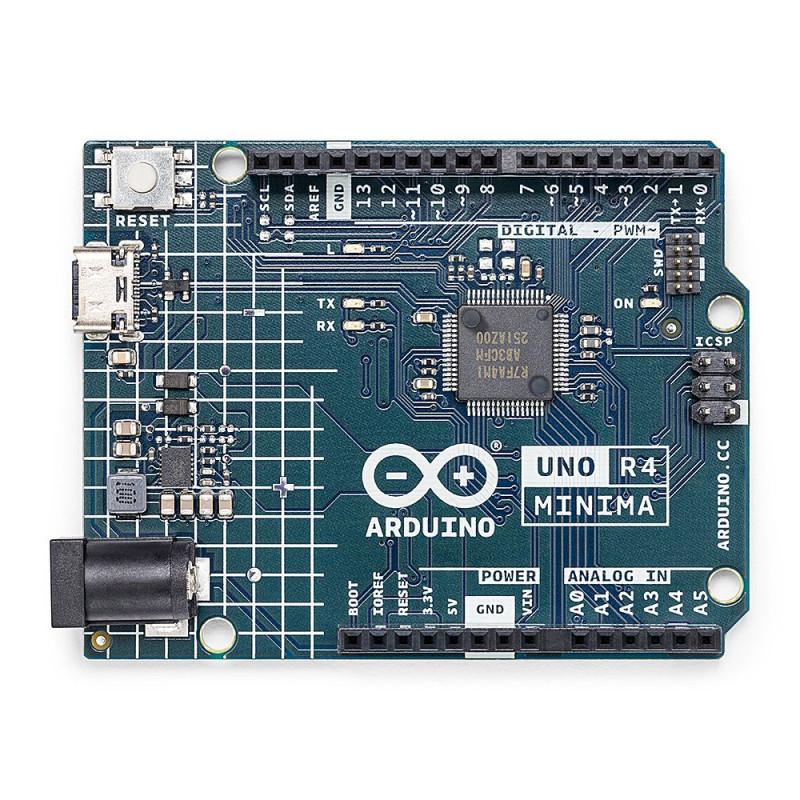Arduino Uno Rev4 MINIMA ABX00080 плата розробки на базі ATmega328P без бездротових модулів