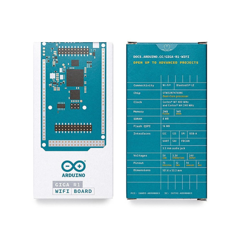 Arduino GIGA R1 WiFi / ABX00063 — потужна плата для професійних проєктів