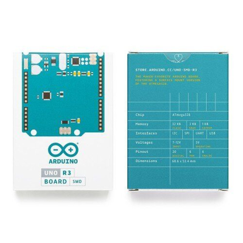 Arduino Uno Rev3 SMD / A000073 - контролер для проєктів DIY