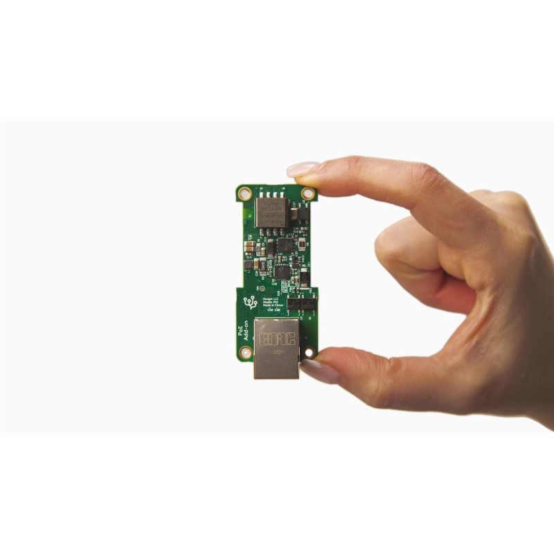 Coral PoE Add-on board for Dev Board Micro – плата живлення та мережі PoE