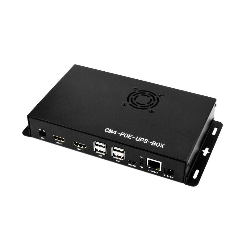 Raspberry Pi Compute Module 4 PoE UPS Base Board (22849) плата-основа для CM4 з підтримкою PoE та UPS
