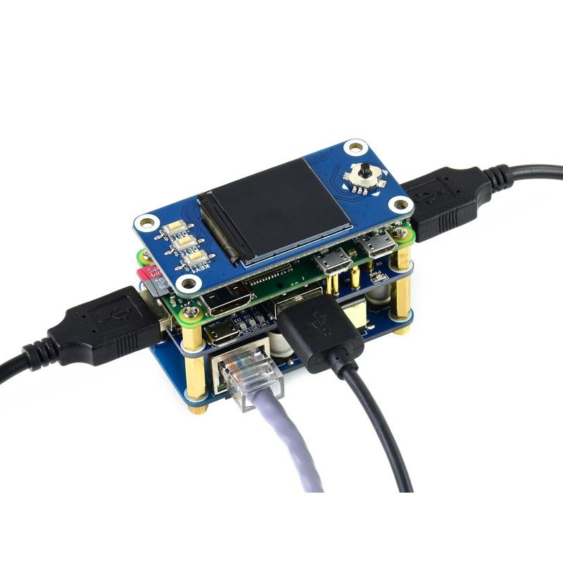 Плата розширення Power over Ethernet (PoE) HAT для Raspberry Pi Zero (19635)