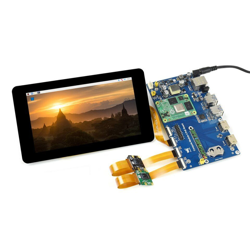 Raspberry Pi Compute Module 4 I/O Board з підтримкою PoE (18606)