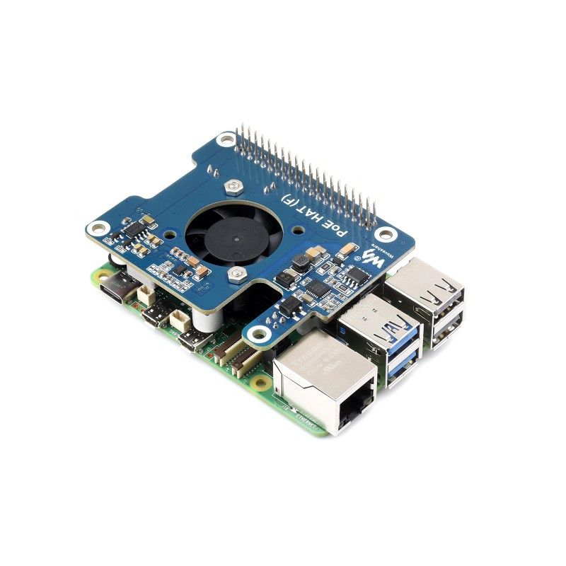 Raspberry Pi 5 PoE HAT (F) плата розширення