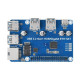 Плата розширення Raspberry Pi USB 3.2 Gen1 HUB з Gigabit Ethernet HAT (20472)