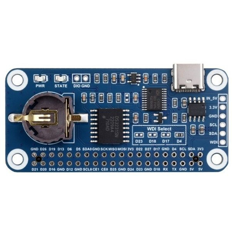 Плата розширення RTC Watchdog HAT (B)