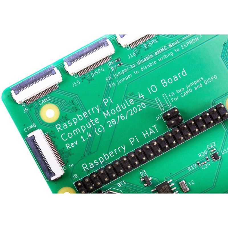 Несуча плата Raspberry Pi Compute Module 4 I/O Board для проєктів та розробки