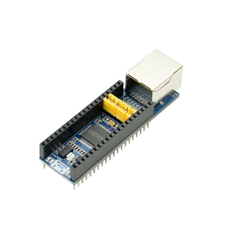 Плата розширення Raspberry Pi Pico Ethernet to UART HAT (20410)