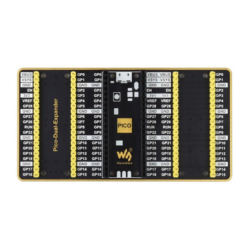 Плата розширення Raspberry Pi Pico Dual GPIO Expander HAT (19343)