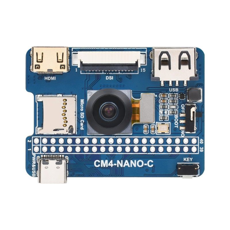 Raspberry Pi Compute Module 4 Nano Base Board (C) 23451 – базова плата для CM4