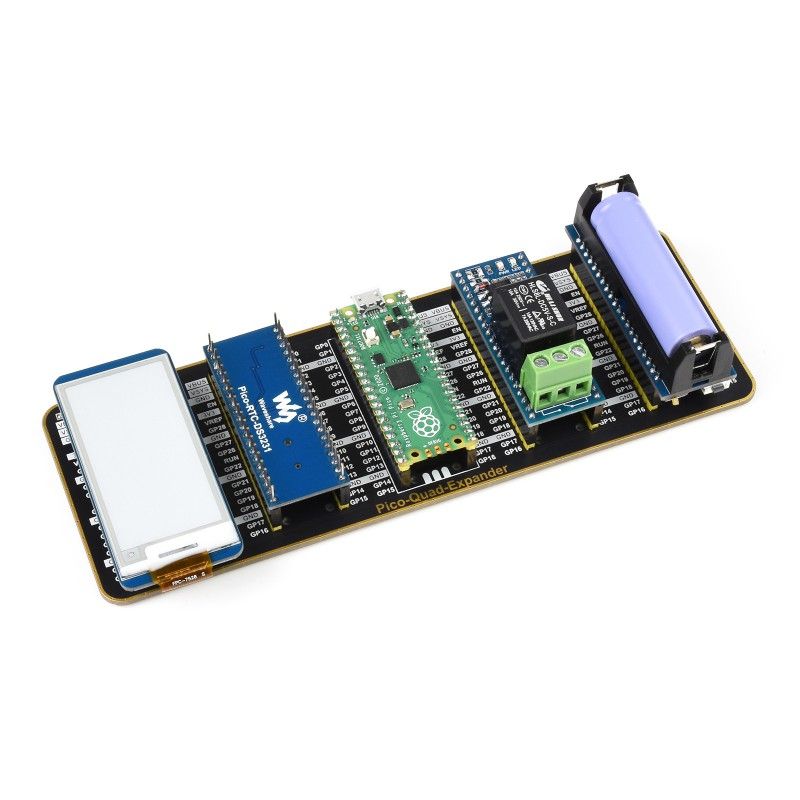 Плата розширення Raspberry Pi Pico Quad GPIO Expander HAT (19361)