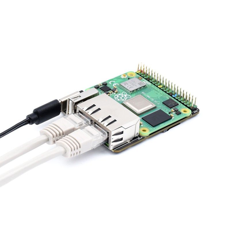 Raspberry Pi Compute Module 4 Mini Dual Gigabit Ethernet Base Board (22360) для CM4