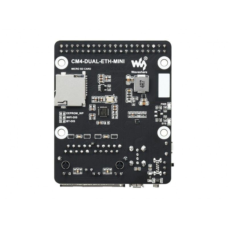 Raspberry Pi Compute Module 4 Mini Dual Gigabit Ethernet Base Board (22360) для CM4