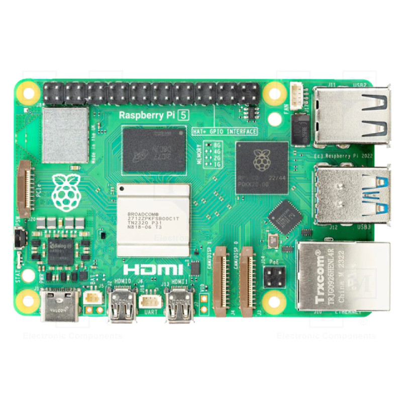 Мікрокомп'ютер Raspberry Pi 5 Board 2GB для компактних і потужних проєктів