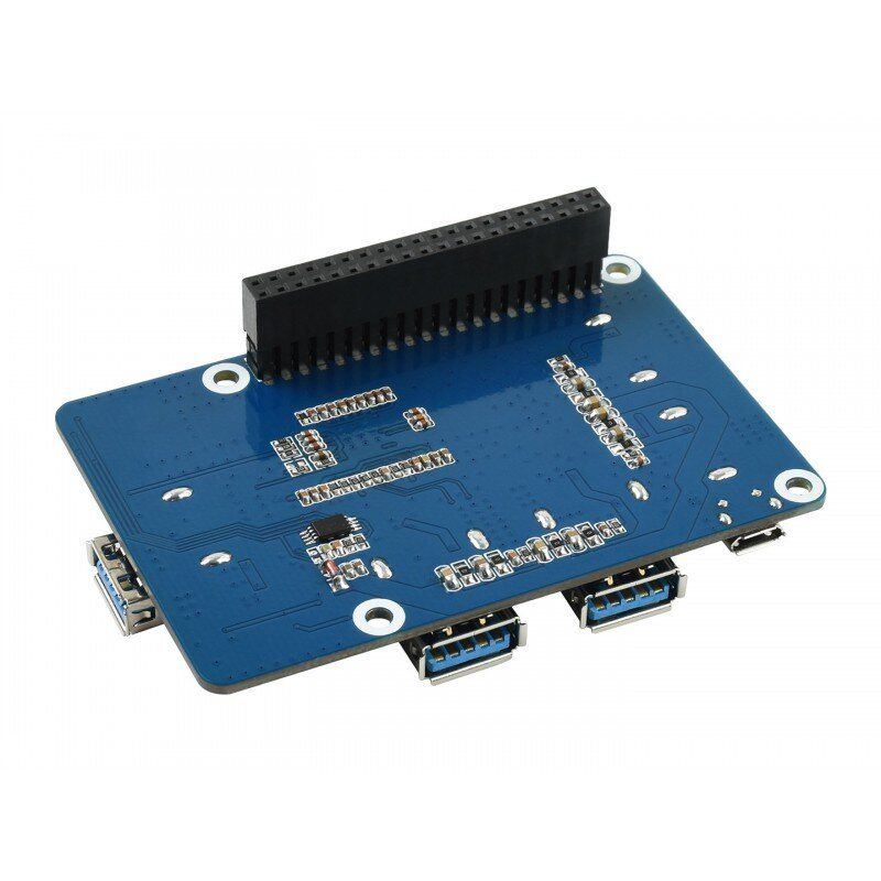Плата розширення Raspberry Pi USB 3.2 Gen1 HUB HAT 17584