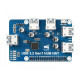 Плата розширення Raspberry Pi USB 3.2 Gen1 HUB HAT 17584